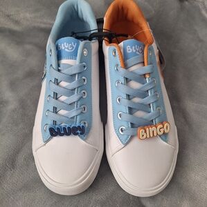 Bluey And Bingo Low Top Sneakers Womens Size 8/9